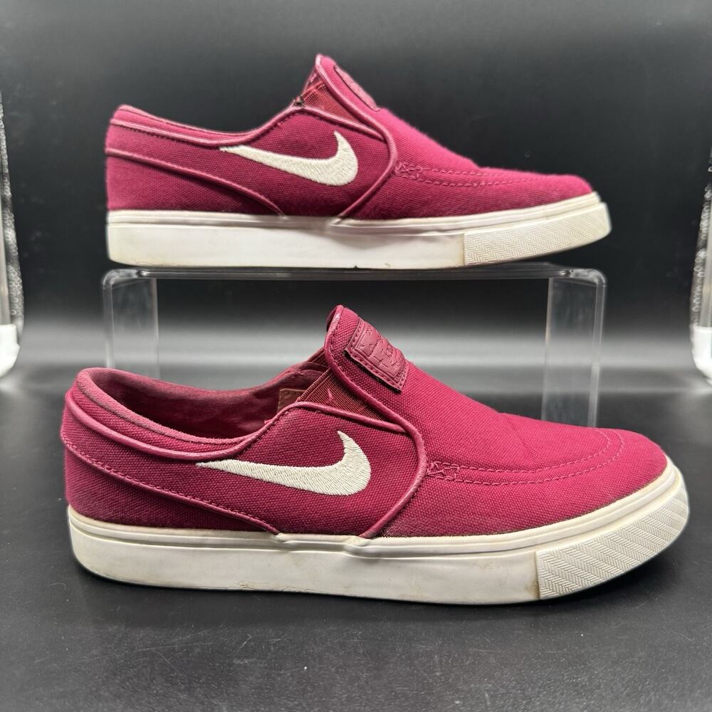 Nike Red SB STEFAN JANOSKI Men's 5 Womens 6.5 Skateboard Slip Ons 881145-619 GUC